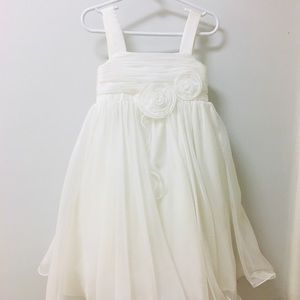 David’s Bridal flower girl dress